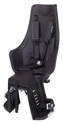 Дитяче велокрісло Bobike Exclusive maxi Plus Carrier LED / Urban black