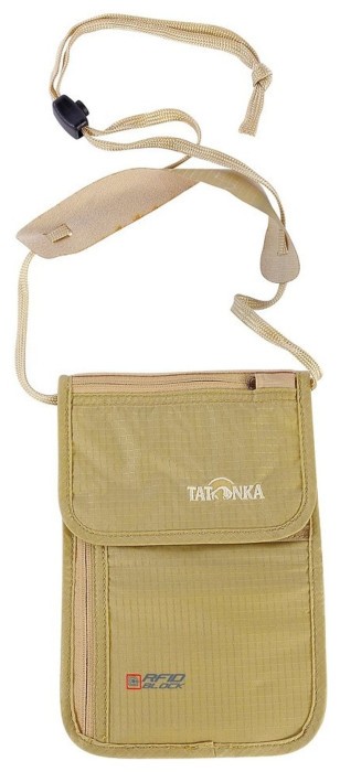 Кошелек нательный Tatonka Skin Neck Pouch RFID B, Natural