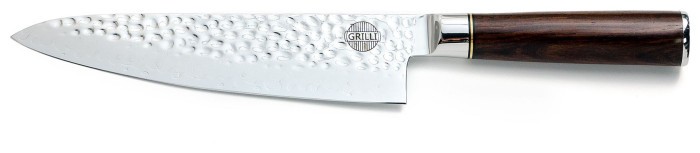 Профессиональный нож шеф повара из дамасской стали Chefs Knife 20,5 см GRILLI 88815
