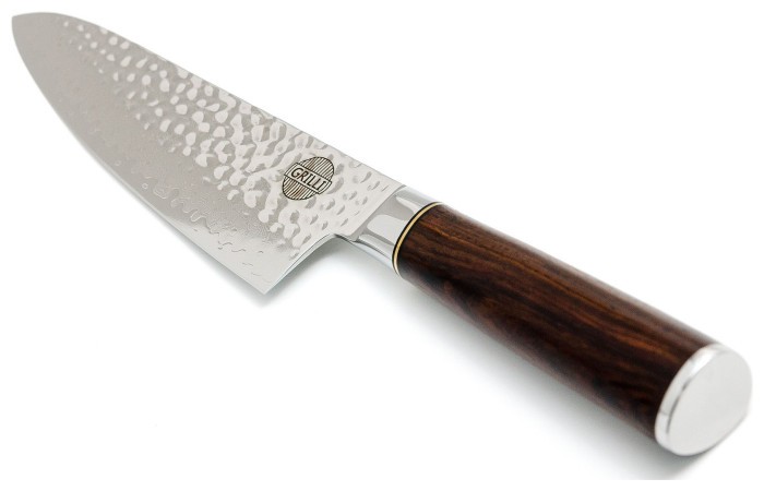 Профессиональный нож шеф повара из дамасской стали Chefs Knife 20,5 см GRILLI 88815