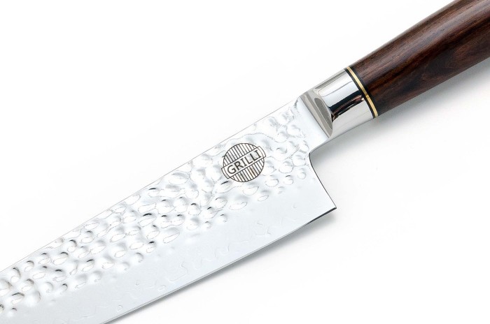Профессиональный нож шеф повара из дамасской стали Chefs Knife 20,5 см GRILLI 88815