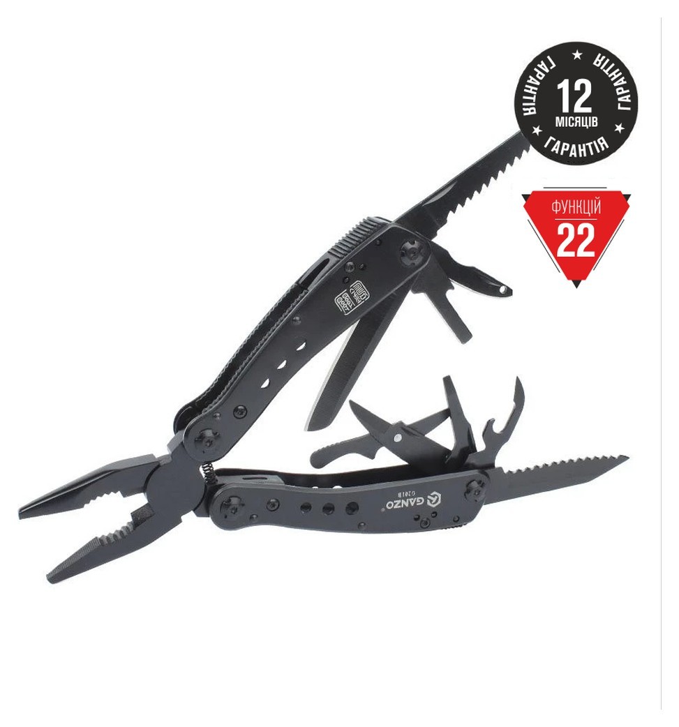 Мультитул Multi Tool Ganzo G201-B, укр, укр