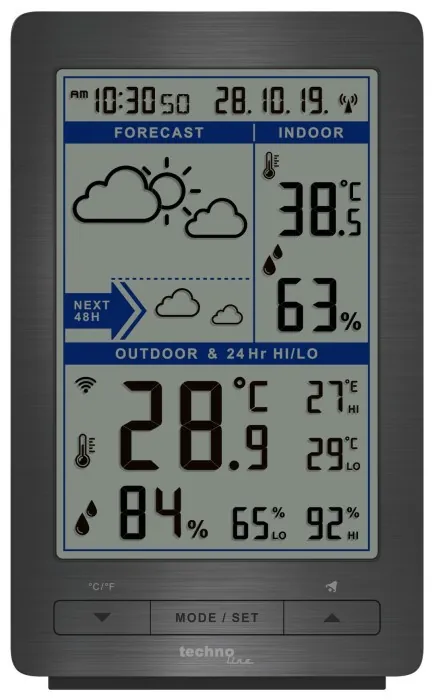 Метеостанция Technoline WS9485 Grey (WS9485)