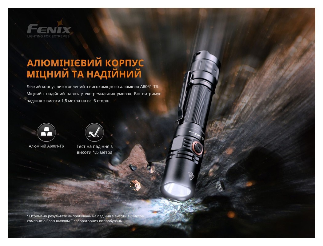 Ліхтар ручний Fenix PD35 V3.0, укр, укр