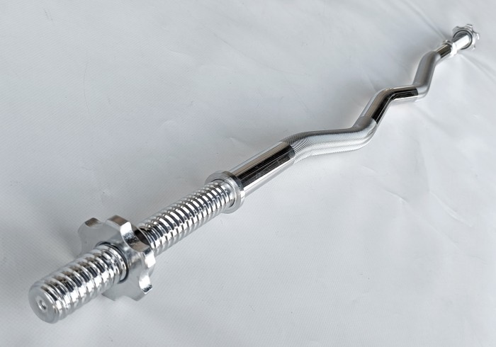 Гриф для штанги EasyFit W-образный 1.2 м, Ø 28 мм