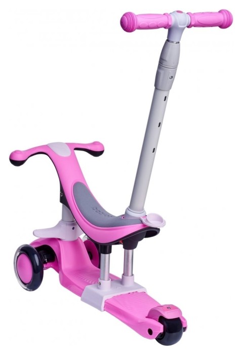 Самокат Maraton Credo II G 5 in 1 розовый
