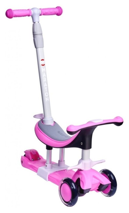 Самокат Maraton Credo II G 5 in 1 рожевий, укр, укр