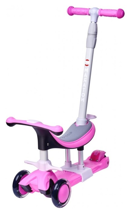Самокат Maraton Credo II G 5 in 1 розовый