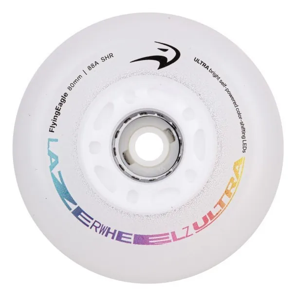 Светящиеся колеса для роликов Flying Eagle Lazerwheelz Ultra Color-Shifting 125 mm/88A 3 шт