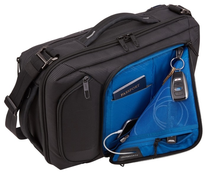 Рюкзак-Наплечная сумка Thule Crossover 2 Convertible Laptop 15.6" Bag (Black) 3203841 (TH 3203841), укр, укр