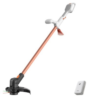 Акумуляторна газонокосарка тример Litheli, живлення від павербанку (УМБ Litheli Power Bank 10000 mAh, 45 W, 2А в комплекті)