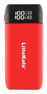 Зарядное устройство-павербанк LiitoKala Lii-MP2 на 2 канала для аккумуляторов, красный