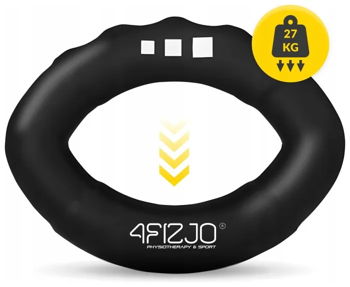 Эспандер кистевой силиконовый 4FIZJO X-Hard 27 кг Black (P-5907739313768)