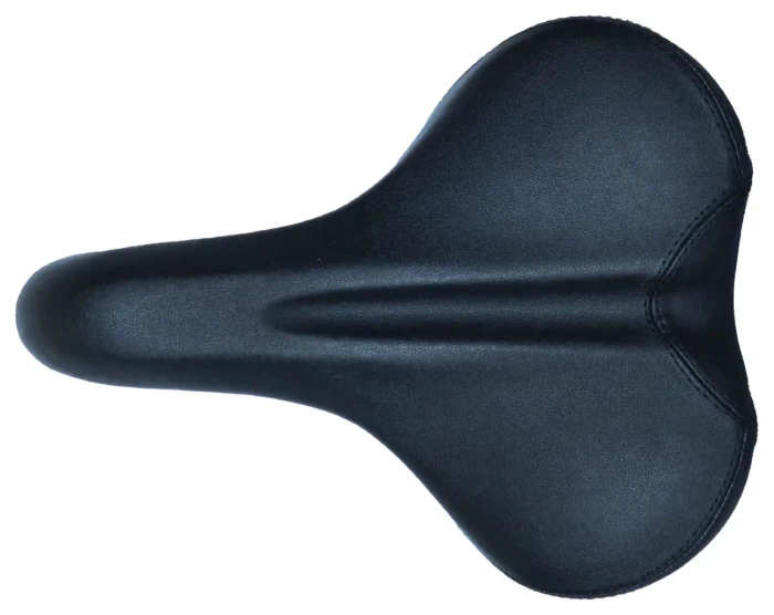 Сідло без замка 262*195 мм K.San YBT-7803 чорний logo LEON