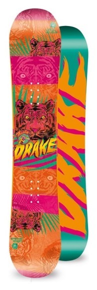 Сноуборд Drake MISTY 146 Orange/pink/turquoise (76241013), укр