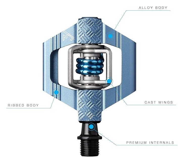 Педали для велосипеда Crankbrothers CANDY 3 Slate blue (16176) O