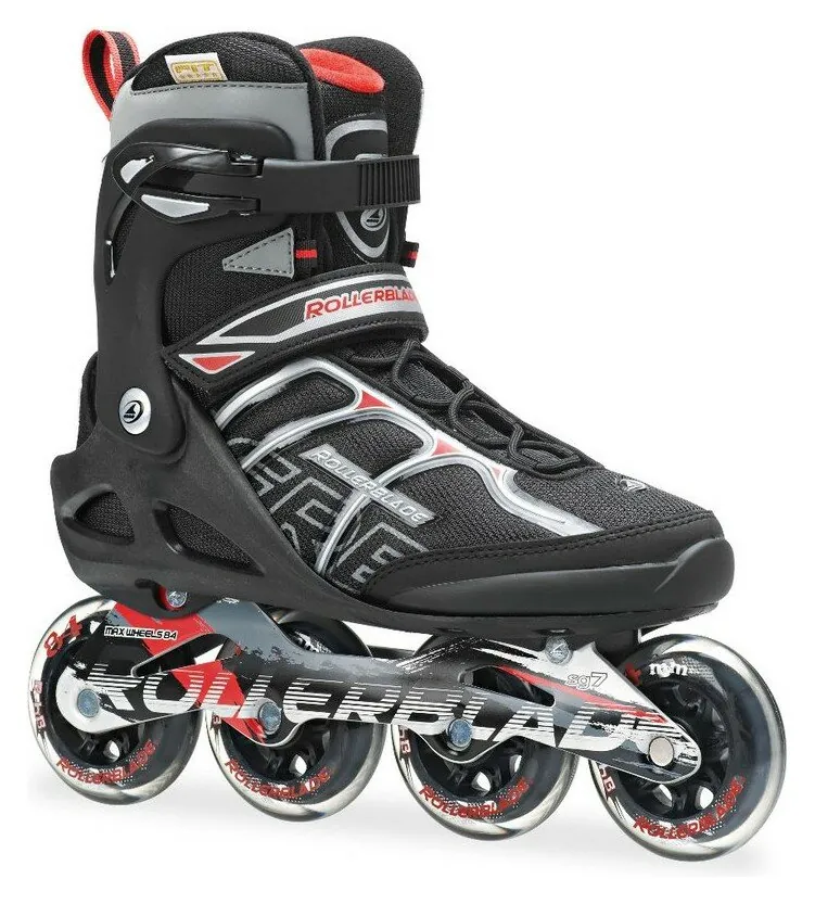 Роликові коньки для дорослих Rollerblade MACROBLADE 84 ALU M 40.5 (8US) 260мм Black/red (07356000 741) V (300мм)
