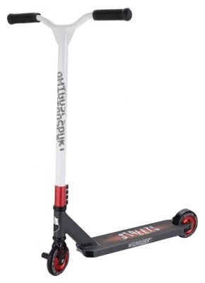 Трюковый самокат Explore Street Pro 2020, Бело-черный, трюковый самокат Explore Street Pro 2020, Бело-черный