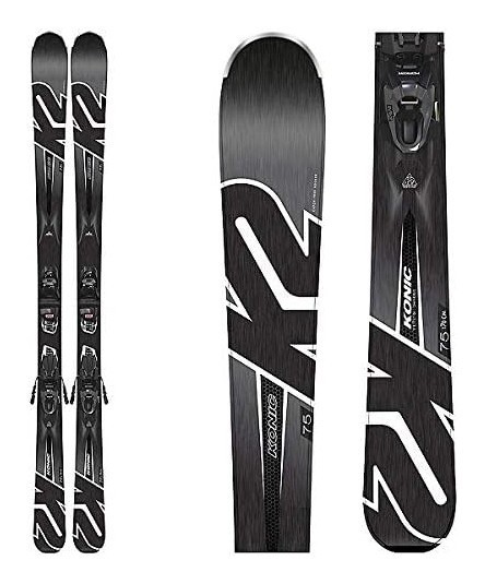 Лежи горные комплект K2 KONIC 75+M2 10 QUIKCLIK 156см Black/grey (10C0009.272.1+10B1013.172.1)