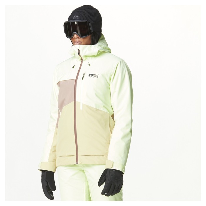 Picture Organic куртка лыжная Seen W 2025 lime cream-hemp-roebuck XS