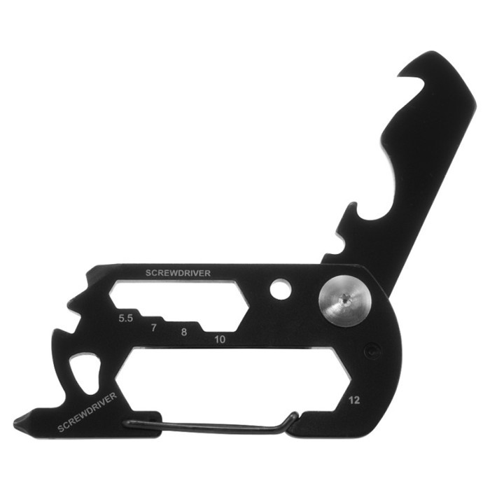 Munkees 2534 брелок-мультіїнструмент 13-function Card Tool black, укр, укр