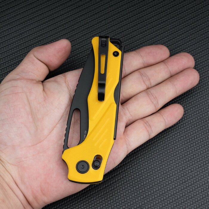 Ніж складаний SRM Mirage 239X-GY, жовтий, укр, укр