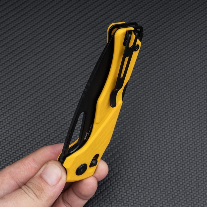 Ніж складаний SRM Mirage 239X-GY, жовтий, укр, укр