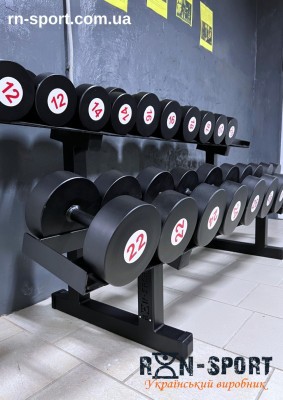 Гантельный ряд RN-Sport (Красный) Цена за 1 кг