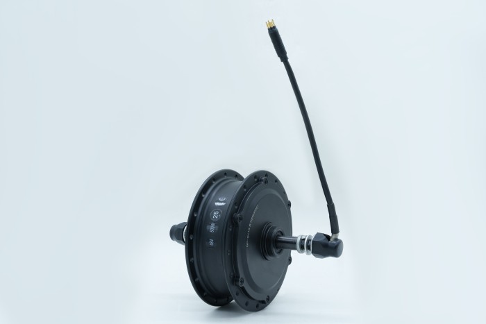 Мотор редуктор. 320 об/хв 36B 500Вт заднє мотор колесо 36H под трещотку 150мм 12G чорний GP G104R, укр, укр