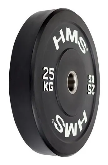 Диск олімпійський HMS BBR25 25 кг, чорний