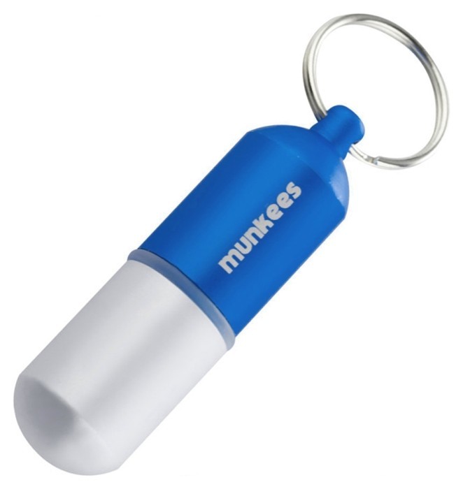 Munkees 3627 брелок Waterproof Capsule Large dark blue, укр, укр