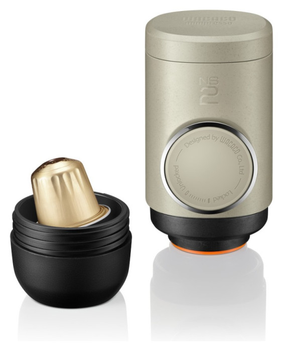 Портативная эспрессо-кофеварка Wacaco Minipresso NS2, механическая, для капсул