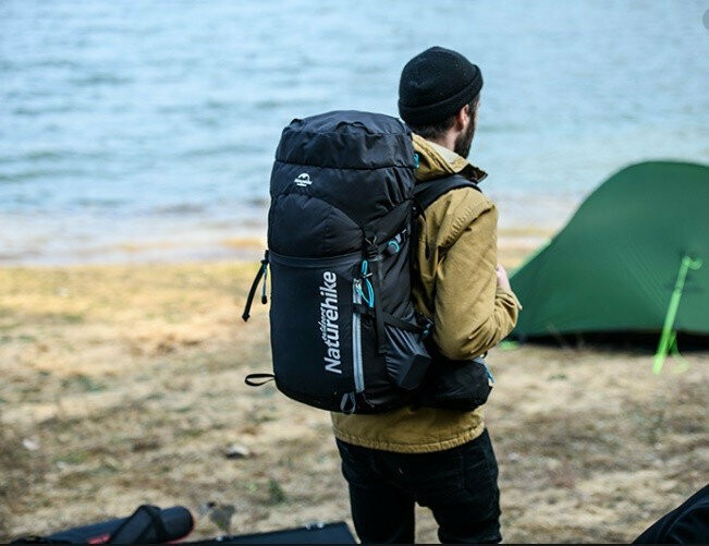 Рюкзак туристичний Naturehike NH18Y045-Q, 45 л, чорний