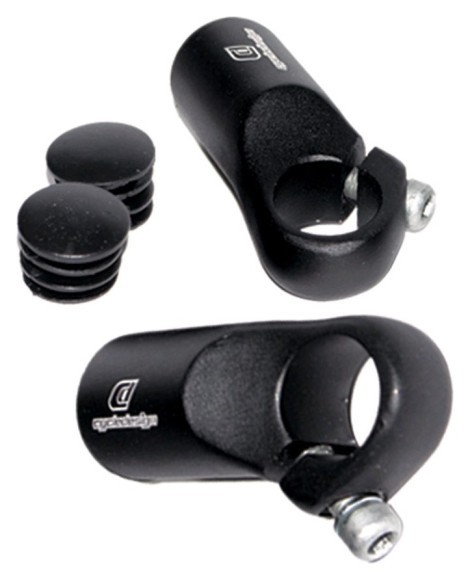 Роги велосипедні на руль Cycledesign CLASSIC Black (BE0121), укр