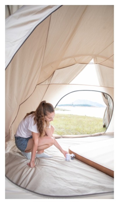 Насос-ліхтар-powerbank кемпінговий Flextail Max Pump 2 Plus, білий