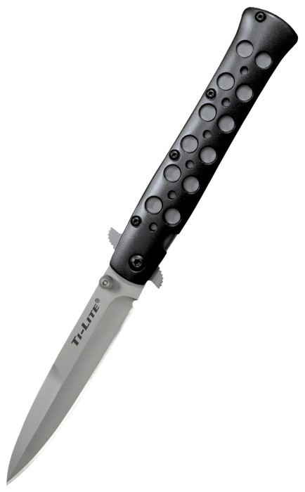 Ніж складаний Cold Steel TI-Lite Aluminium 4", Black