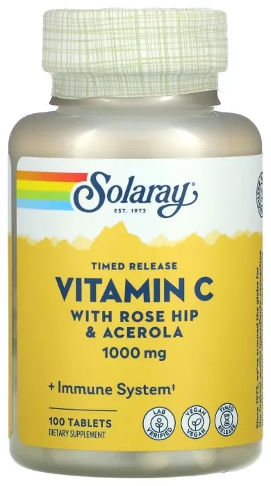 Vitamin C with Rose Hips & Ace 1000mg - 100 tabs
