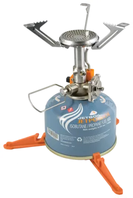 Газовий пальник з п'єзопідпалом туристичний Jetboil Mightymo Gray