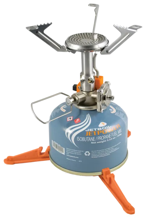 Газовий пальник з п'єзопідпалом туристичний Jetboil Mightymo Gray