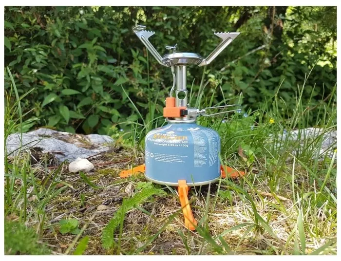 Газовий пальник з п'єзопідпалом туристичний Jetboil Mightymo Gray