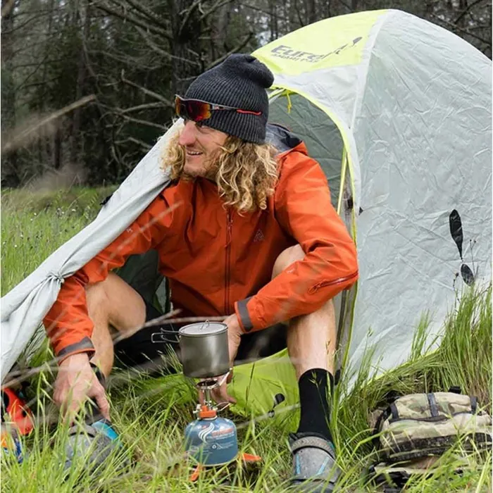 Газовий пальник з п'єзопідпалом туристичний Jetboil Mightymo Gray