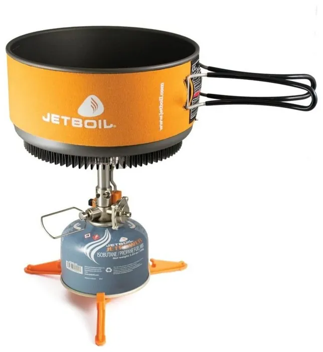 Газовий пальник з п'єзопідпалом туристичний Jetboil Mightymo Gray