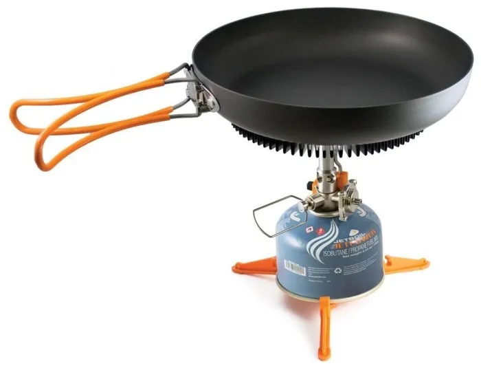 Газовий пальник з п'єзопідпалом туристичний Jetboil Mightymo Gray