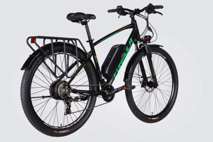 Велосипед з електроприводом 29" AL Formula eCURSOR MAN DD CS рама-19" 48B 13А*г 500Вт чорно-зелений 2026