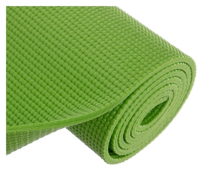 Килимок для фітнесу та йоги SP-Planeta FI-2349 (173 x 61 x 0,6 см), салатовий, укр, укр