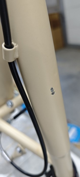 Велосипед уцененный ST 28" DAVI DAVI Vbr FR рама-19" кремовый с коричневой покрышкой 2026