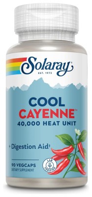 Cool Cayenne Pepper 40,000 HU 600mg - 90 vcaps