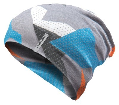 Шапка Sensor Merino Impress 24200049 blue-camo, SU32MI-blue-camo-L