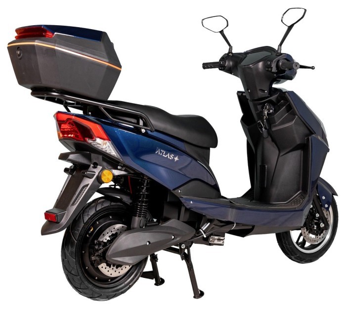 Электроскутер ATLAS Spider 2 Box 2000W Lithium Cyan Blue