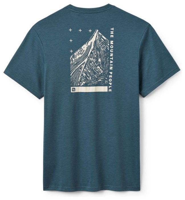 Футболка чоловіча Rab Crimp Collage Tee, Orion Blue